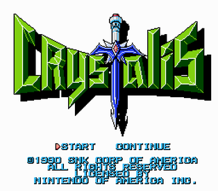 Crystalis Title Screen